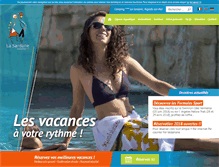 Tablet Screenshot of campinglasardane.fr